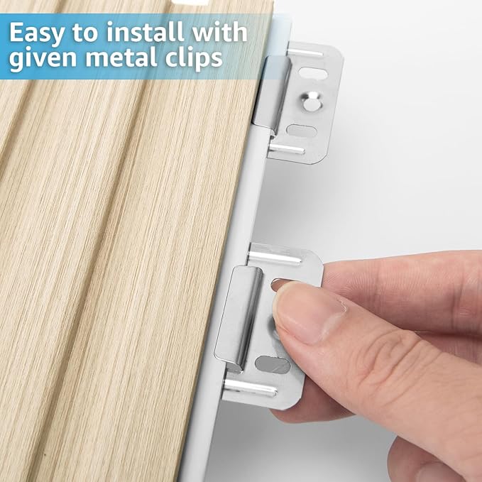 Art3d 8 Pack 96" x 6" WPC Slat Wall Panels, 3D Fluted Panel for Interior Wall Decor, TV Background, Bedroom, Living Room - Oak