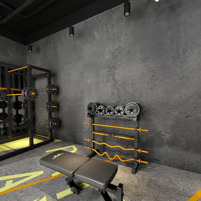 48"×354" 3D Extra Wide Thickness Large Size Dark Grey Black Concrete Wallpaper Peel and Stick Faux Industrial Textured Gray Concrete Cement Contact Paper for Office Bedroom Basement Gym Walls