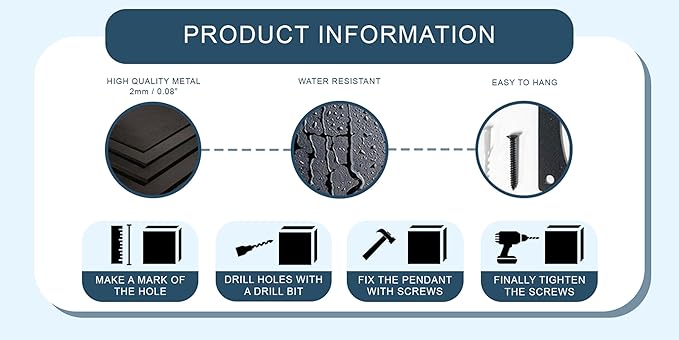 Metal Wall Art | Mountain & Forest Wall Sculptures | Rustic & Modern Wall Decor for Living Room, Home, Bedroom, Office, Kitchen & Outdoor (White, 59'' x 39'' IN)