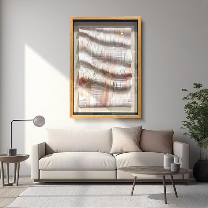 LIUZEYUE - Hand crafted Paper Artwork 3D Wall Art living room wall decor modern 27.6"x39.4"