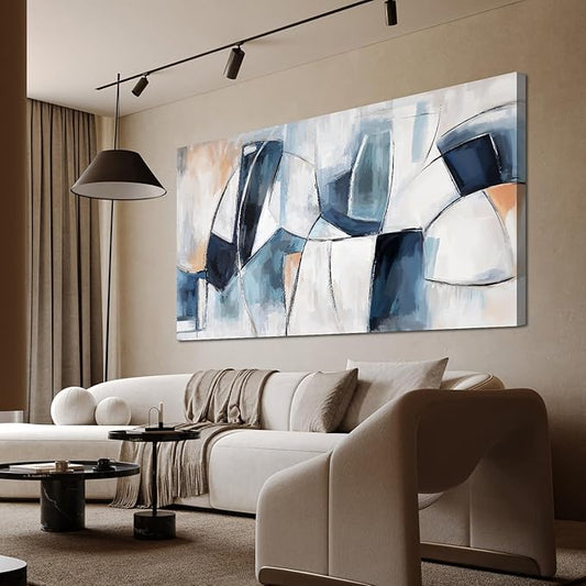 Canvas Wall Art Decor Abstract Wall Art for Living Room Abstract Canvas Art Wall Decor Wall Art Pictures Modern Colorful Wall Art Prints Artwork for Walls Bedroom Office Home Decor 20" X 40"