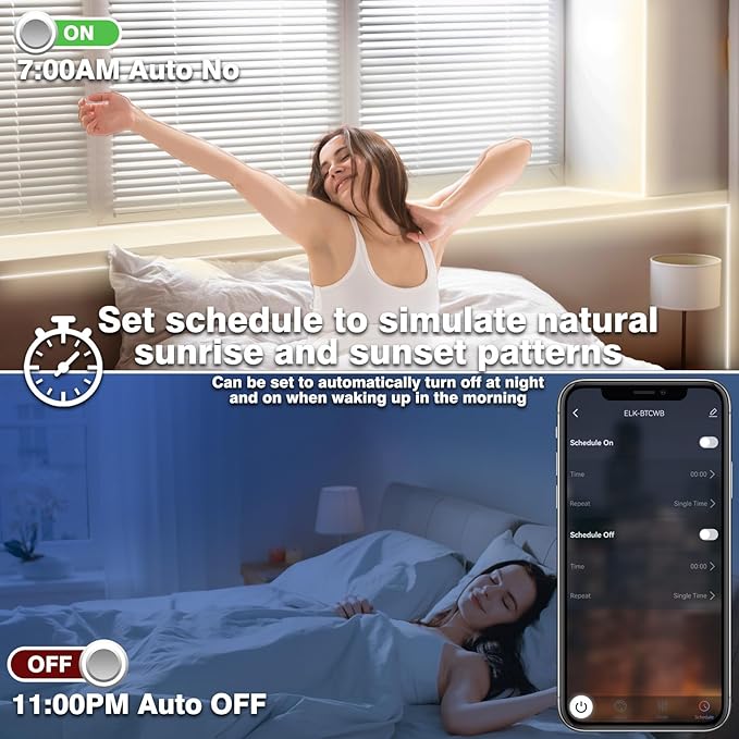 50FT COB Led Strip Lights, Uniform 6500K COB Rope Light,Bright Daylight White Lights,High Density,App/Remote Control,Indoor 24V Cuttable Cabinet Lights for Bedroom,Bookshelf,Showcase,Kitchen