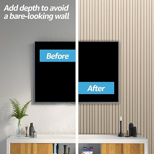 Art3d WPC Wainscoting Panels, 16-Pack 48 x 6 Inch 3D Wall Accents for Interior Wall Decor, Living Room, Bedroom, Oak