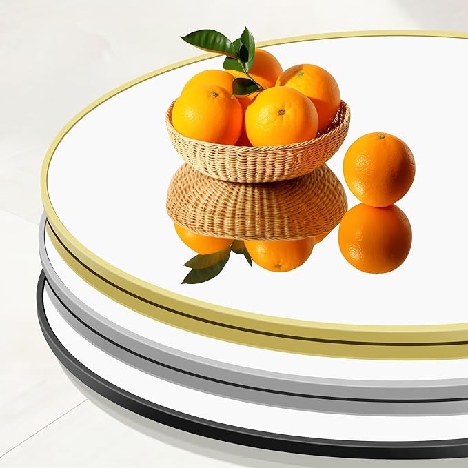 KOCUUY 48" Large Silver Round Mirror, Oversized Wall Mounted Bathroom Metal Framed Circle Mirror, Modern Vanity Circular Mirrors for Wall, Over Sink, Living Room, Bedroom Decor