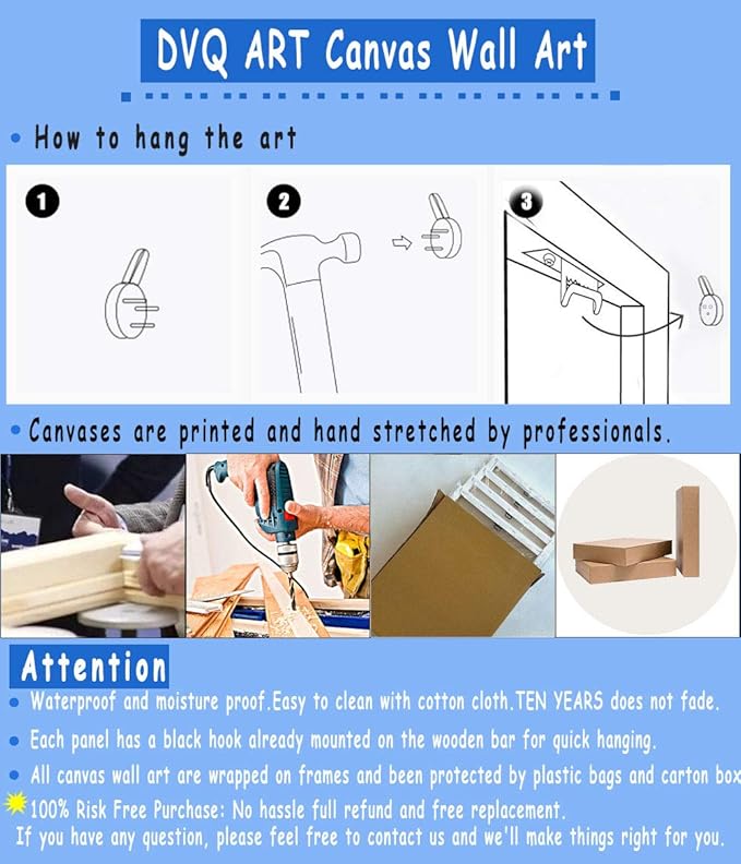 Canvas Print Wall Art Decor Western Cowboy Wall Art American Cowboy Hat Boots West Rodeo Vintage Picture Stretched Gallery Canvas Wrap Giclee Print Ready to Hang for Home Office Living Room