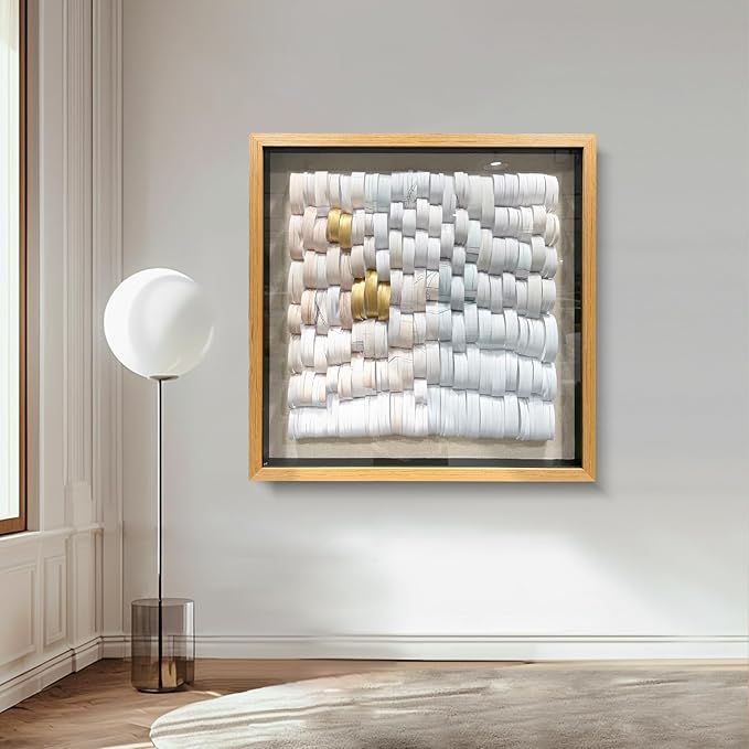 LIUZEYUE - Hand crafted Paper Artwork 3D Wall Art living room wall decor modern 59"x59"