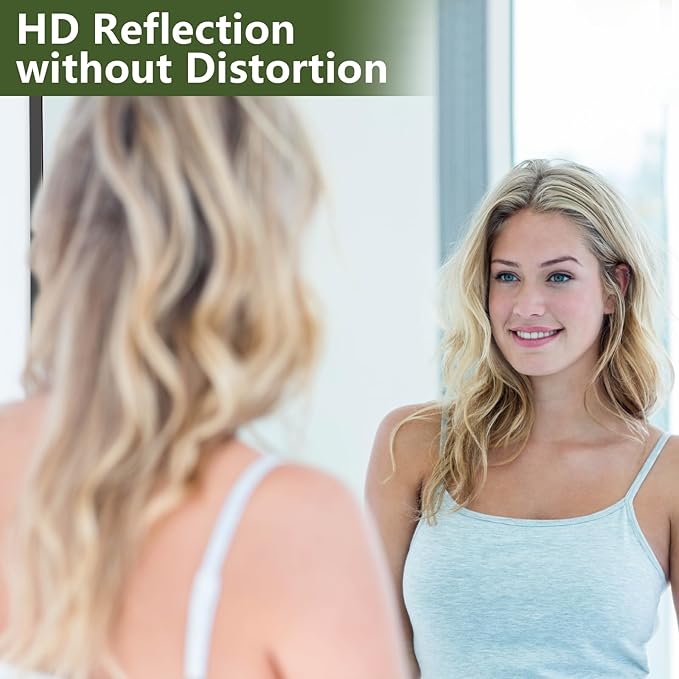 MELOMOIR 82"x44" Oversized Floor Mirror Freestanding, Oversized Mirror Full Length for Bedroom Living Room Dressing Room Gym Yoga Hair Salon, Black Mirror Full Length with Shatterproof Tempered Glass