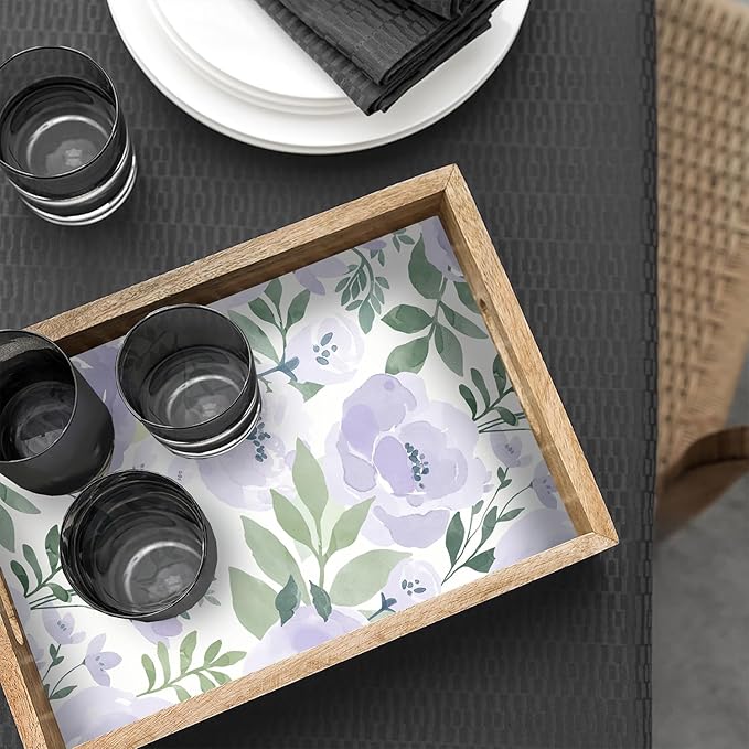 Orainege Floral Wallpaper Peel and Stick Wallpaper Floral Contact Paper 16.9in x118.1in Boho Peony Self Adhesive Removable Wall Paper for Bedroom Decor Vinyl, Purple