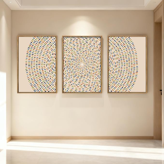 Anyzal Christian Wall Art Jesus Feeds the 5000 Wall Art Jesus Wall Decor 16x24 Inch Set of 3 for Living Room Bedroom Dining Room