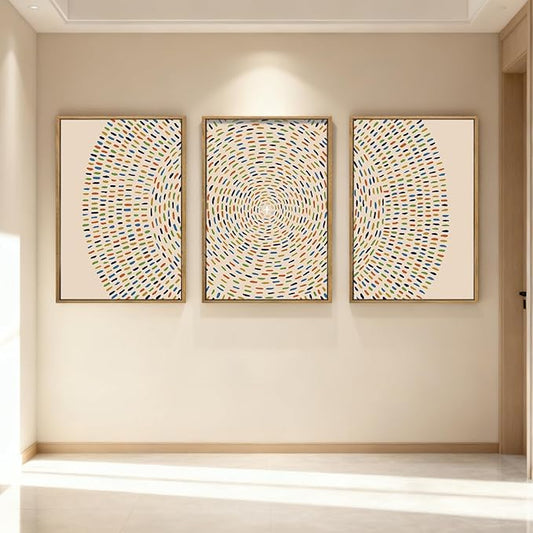 Anyzal Christian Wall Art Jesus Feeds the 5000 Wall Art Jesus Wall Decor 16x24 Inch Set of 3 for Living Room Bedroom Dining Room