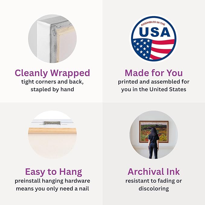 CANVAS ON DEMAND Evening in Paris Canvas Wall Art Print by Marilyn Hageman, Traditional, Home Decor, Street Scene Artwork, Nature Artwork, 32" x48in