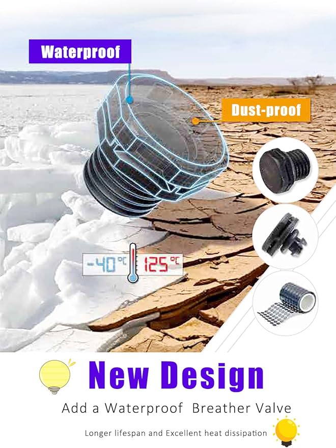 New Upgraded LED Wall Washer Lights with Waterproof Breather Valve, 36W Plug in LED Light Bar, 5000K Daylight Waterproof Outdoor/Indoor Bar for Art Display, Sign, Garage, Room, Landscape