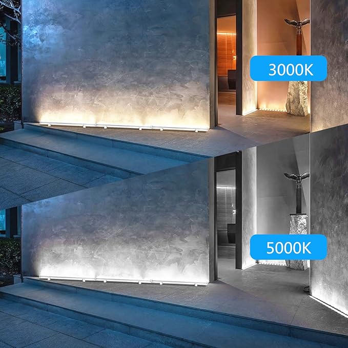 Wrasse Wall Washer Lights 36W Outdoor Sign Lighting Waterproof 5000K Plug in 38.9 Inches Outside Wall Wash Light bar for Commercial Advertising Boards Lighting