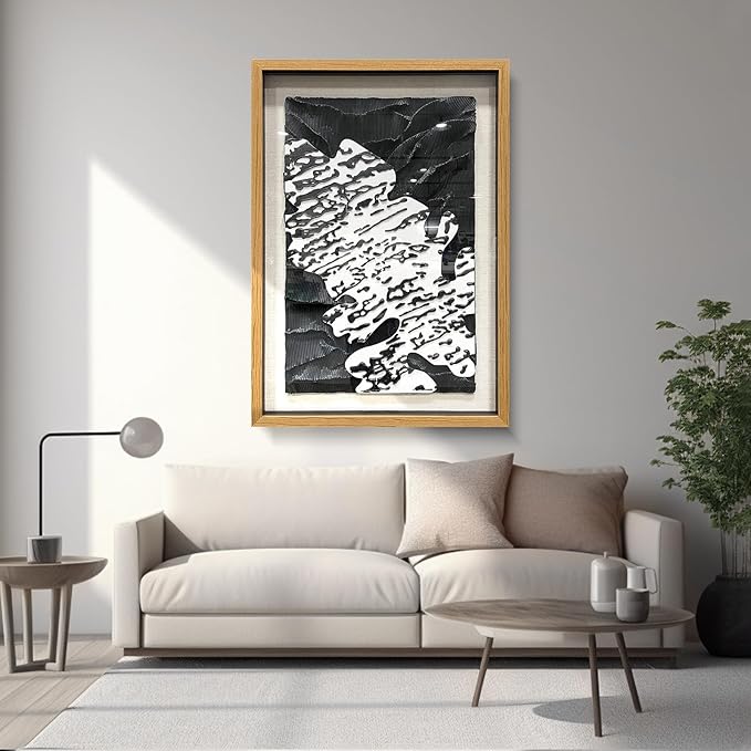 LIUZEYUE - Abstract 3D paper art wall decoration painting suitable for living room and studio walls 31.5"x47.2"