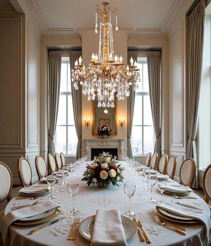 Modern Crystal Chandelier Lighting, Antique Gold Chandeliers for High Ceiling Foyer Entryway Living Room 15-Light Large Crystal Candle Light Fixture Staircase Oversize Round H54 D32