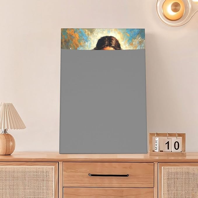 Christ Jesus Wall Art Christian Canvas Wall Decor Religious Bible Pictures Christ Paintings Prints Artwork Framed Divine Mercy Decorations For Church Prayer Room Bathroom Bedroom Living Room Gifts 16" x 24"