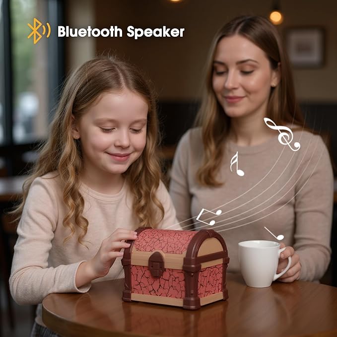 L LOHAS LED Galaxy Projector Night Light, Galaxy & Northern Lights Effect with 8 Colors, Cool Pirate Treasure Nightlight with Timer & Remote Control, for Gifts Kids Girls Boys Bedroom