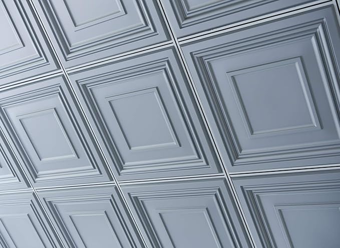 Art3d 24" x 24" (Pack Of 12) Wall Panel Square, Gray