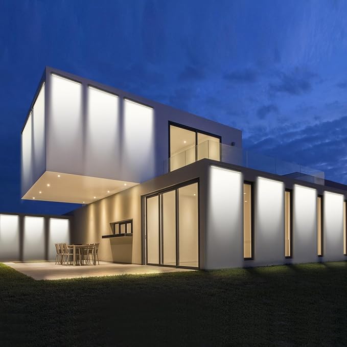 36W LED Wall Washer Lights, 4000K Neutural White Linear Flood Light, 3.2ft/40 120V LED Light Bar, IP65 Waterproof Outdoor LED Wall Washer Lights for Landscape, Church, Ads, Yard, Garden