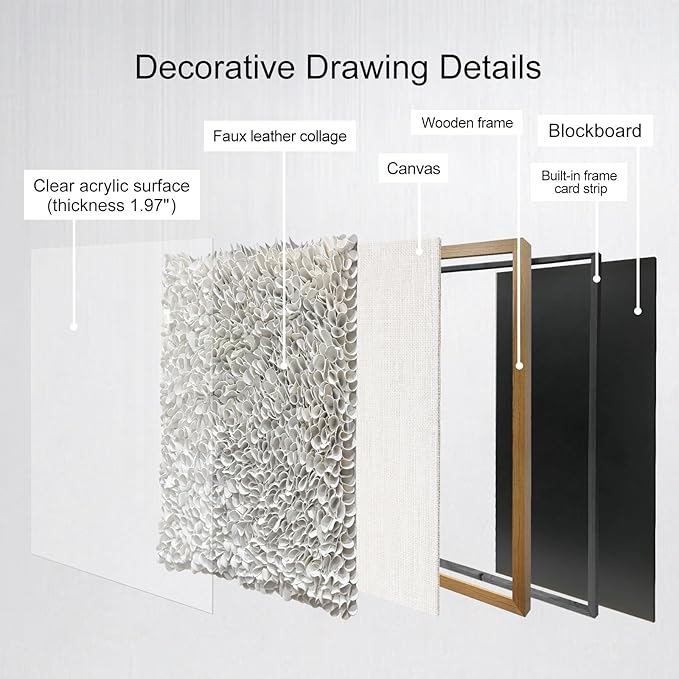 BrightA Minimalist 3D Wall Art Large Wall Art Artwork for Walls White Textured Wall Sculpture with Embossed Patterns Modern Abstract Artwork for Living Room Office Decor 31.5"x31.5"