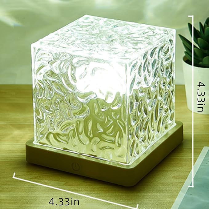 Aurora Dreamscape Projector, 3D Ripple Romantic Ambient Lighting, Aurora Projector for Bedroom, 16 Colors Rechargeable Aurora Light Projector (3 Colors, Plug-in Version)