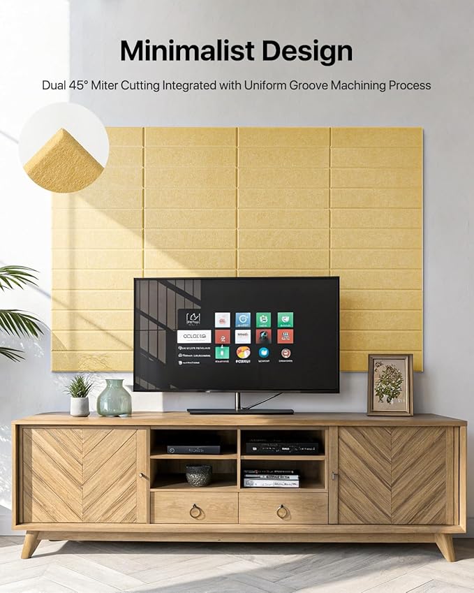 12 Pack Sound Proof Foam Panels for Walls, Self-Adhesive Acoustic Panels Sound Absorbing, 12" X 12" X 0.4" High Density Soundproof Wall Panels Tiles for Door, Ceiling, Home Office