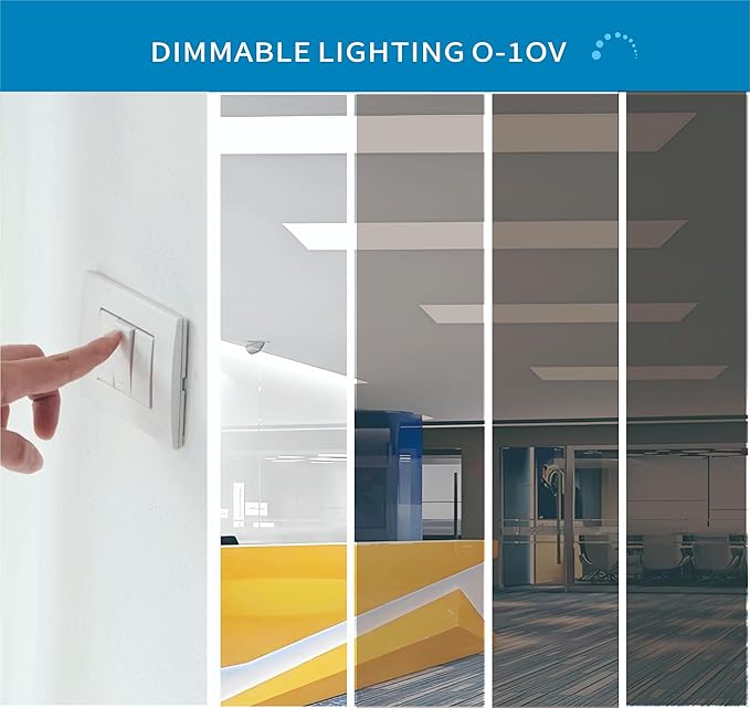 2x4 FT LED Light Flat Panel, 40-72W, 5 CCT 3K | 3.5K | 4K | 5K | 6.5K, Dimmable Recessed Drop Ceiling Lights, 3750/5000/6250/7500/9000 Lumens, Lay in Fixture for Office, 120-277V, UL DLC(72 Pack)