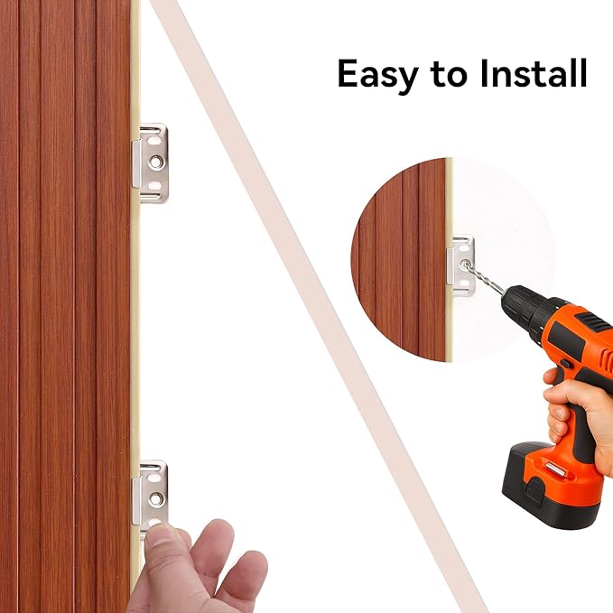 8-Pack WPC Wall Panels 118’’ x 6.3’’ 3D Slat Wall Panel Acoustic Wall Paneling for Interior Wall Decor TV Background Kitchen Bedroom Teak