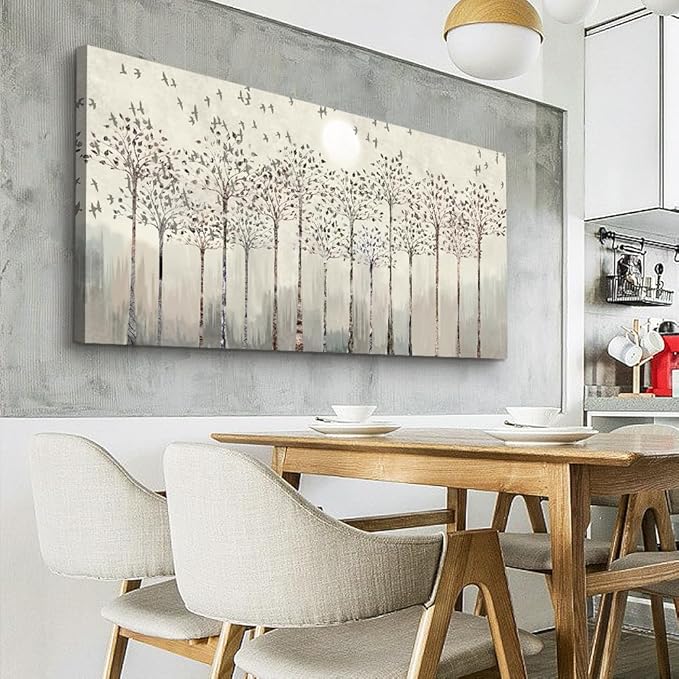 Lapremoly Wall Decor For Living Room Modern Wall Art For Bedroom Trees Landscape Abstract Pictures Artwork Canvas Prints Office Poster Paintings Dormitory Decor Farmhouse Large Home Decorations