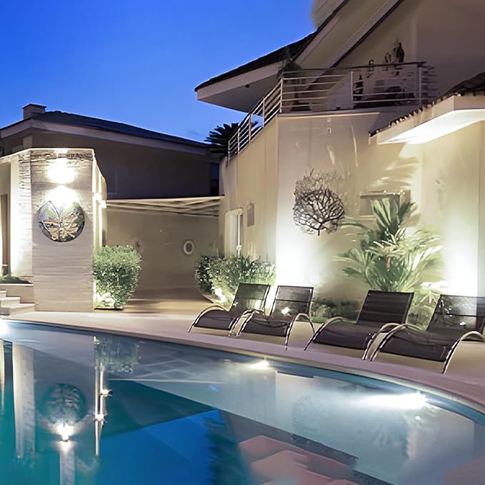 2-Pack nanzgecc 72W Outdoor Wall Washer Lights, 40IN 5000K Daylight White LED Wall Washer Light Bar, 120V Waterproof IP67 Outdoor LED Light Bar for Outdoors, Plug and Play