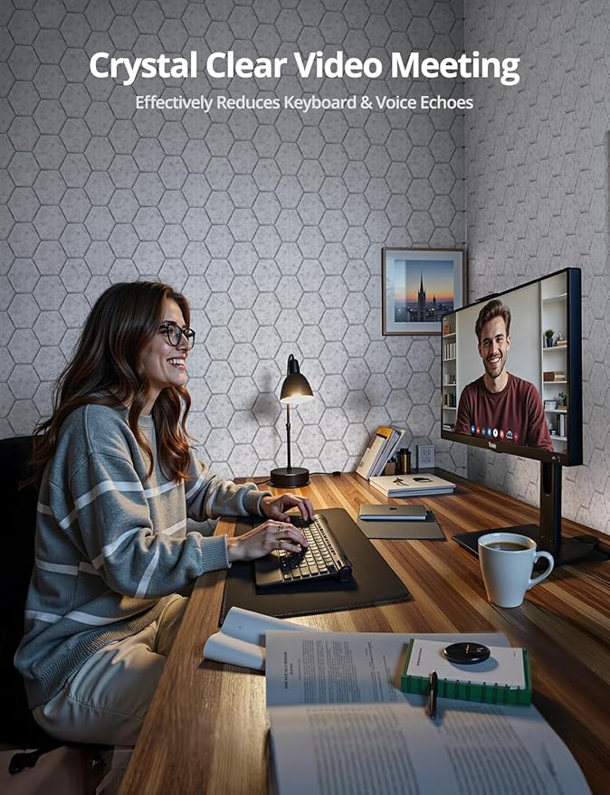 Acoustic Wall Panels Sound Absorbing, Honeycomb Self Adhesive Wall Tiles Panel, 12 Pack Decorative Hexagon Design for Studio, Home Office, Gaming Room, Acoustic Treatment, 12"x12"x0.4", Gray