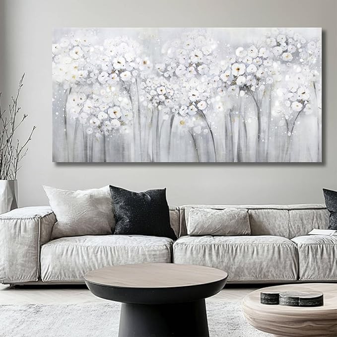 Artexist Wall Decor for Living Room Landscape Artwork Blossom Oil Paintings for Bedroom Kitchen Office Home Decorations 29"x58"