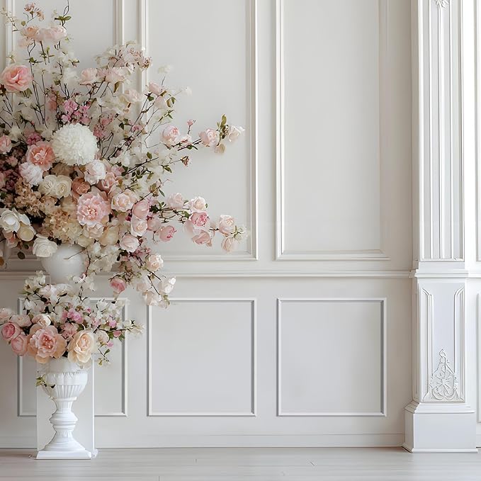 3 Sets Peel and Stick Wall Molding Kit, 16''x20'' Premade Wainscoting Accent Panels for Interior Wall Trim, Easy DIY Moulding Decor