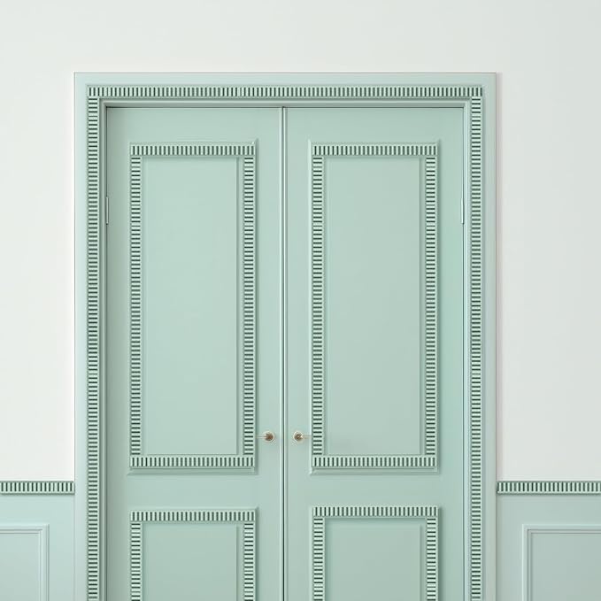 Nuanchu 12 Pcs Unfinished 3D Decorative Wood Trim Molding 15.75inch Decorative Wood Molding Cute DIY Trim for Home Wall Cabinet Shelf Window Door(Wavy,20mm)