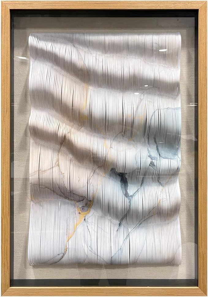 LIUZEYUE - Hand crafted Paper Artwork 3D Wall Art living room wall decor modern 31.5"x47.2"