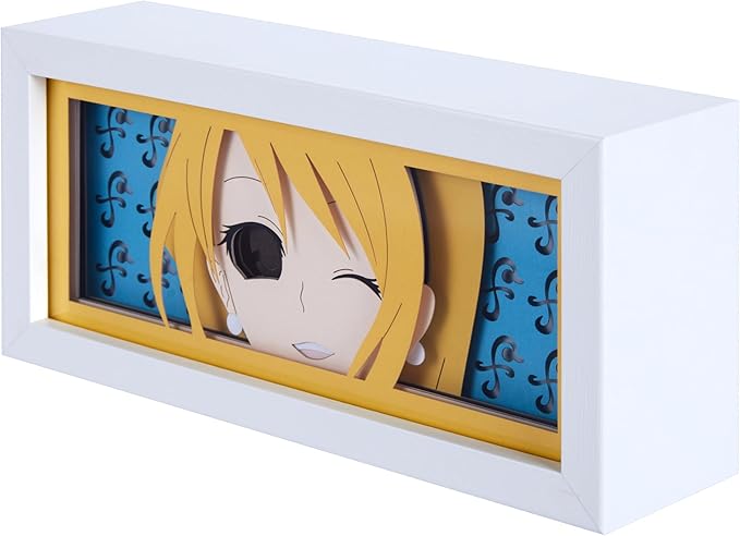 Anime LED Light Box, Manga Shadow Box Frame, Anime Paper Cut, Table Lamp for Anime Enthusiasts, RGB Multi Color Light, Night Light for Room Decor, Unique Anime Desk Decor (Nami)