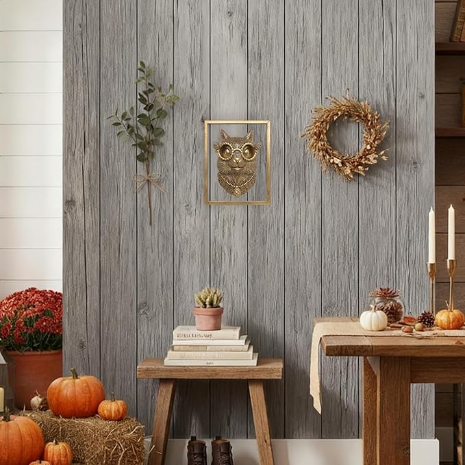 Animal Heads Wall Decor (Includes Metal Frame) Resin Animals Sculptures Head Wall Hanging Decoration Gold vintage Wall Sculpture for Living Room Bedroom Office(Squirrel)