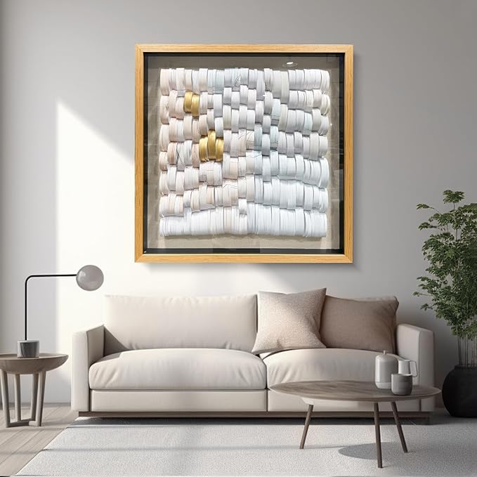 LIUZEYUE - Hand crafted Paper Artwork 3D Wall Art living room wall decor modern 59"x59"