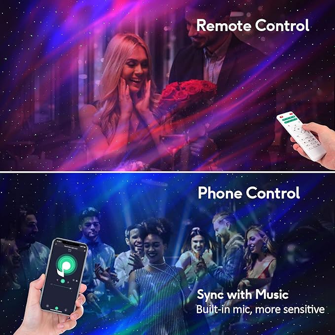 Christmas Gifts for Teens Aurora Projector, Northern Lights Projector Gifts for Teen Boys Teenage Girls, Remote Galaxy Lights for Bedroom Night Light for Kids