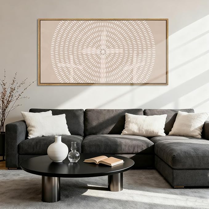 Jesus Wall Art Framed Jesus Feeds The 5000 Canvas Wall Art Christian Paintings Modern Abstract Artwork for Living Room Bedroom Office Decor 40x20 Inch