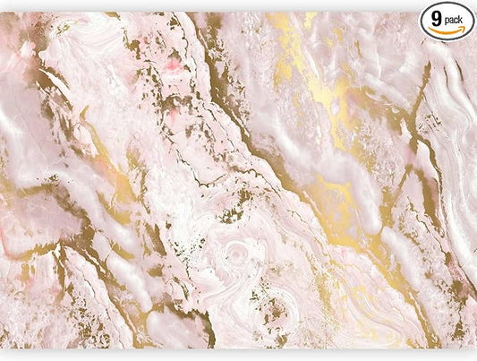 artgeist Premium Wall Mural Abstract 177x124 in - XXL Non-Woven Wallpaper Fleece Wall Decor Photo Print Picture Image Design Faux Marble Optical 3D Effect f-C-0494-a-a