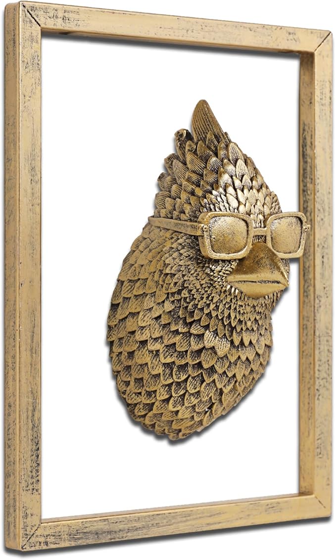 Bird Wall Art Decoration Sculpture(Cardinal,Gift Metal Frame)- Exquisite Wall Hanging Sculptures for Living Room, Bedroom, Office - Handmade Home Art Decor & Unique Housewarming Gift