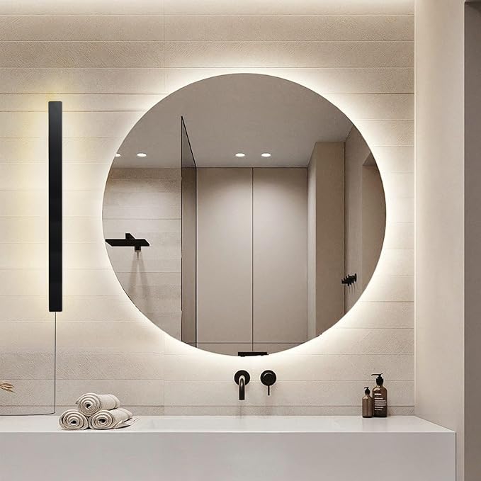 Modern Plug in Long Wall Sconce, 39" Black Matte LED Wall Lights, 20W Warm White 3000K Acrylic Indoor Wall lamp, with 59" Plug Cable for Bedroom, Living Room, Hallway