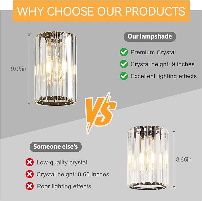 Black Pendant Lighting Modern Pendant Light Mini Crystal Chandeliers Adjustable Pendant Light Fixture for Kitchen Island Dinning Room Corridor Bedroom(Black 3-Pack)