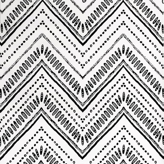 MulYeeh 17.5'' x 236'' Peel and Stick Wallpaper Modern Circle Oval Stripe Black White Wallpaper Self-Adhesive Removable Wall Covering Prepasted Decorative