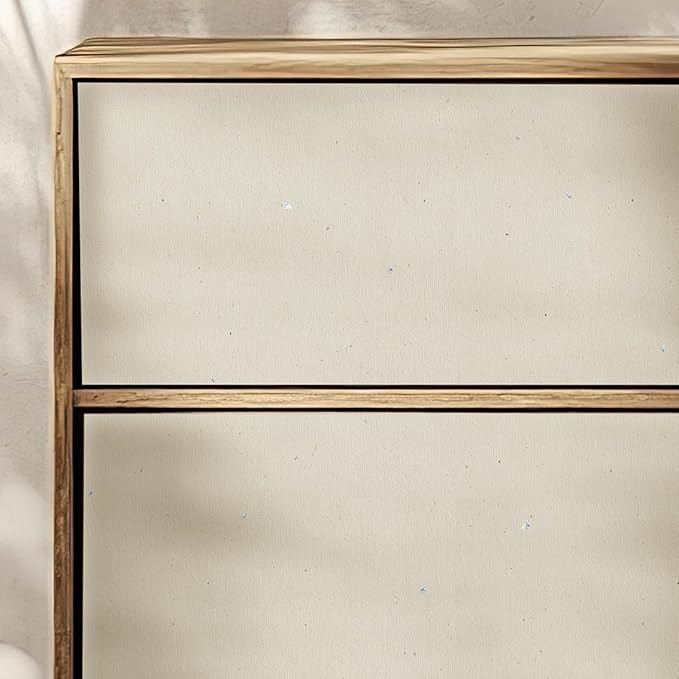 Matte White Grasscloth Textured Wallpaper Natural&Neutral&Handmade Style Thick Peel and Stick Removable for Bedroom,Office,Cabinet(16.5”x236.2”) (Silver Powder&Vegetation) M16