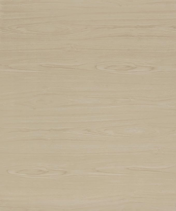 16"x118" Beige Wood Grain Contact Paper Self Adhesive No Bubbles Light Oak Faux Wood Look Peel and Stick Wallpaper Removable Cover Waterproof Countertop Cabinet Vinyl Wrap for Table Drawer DIY