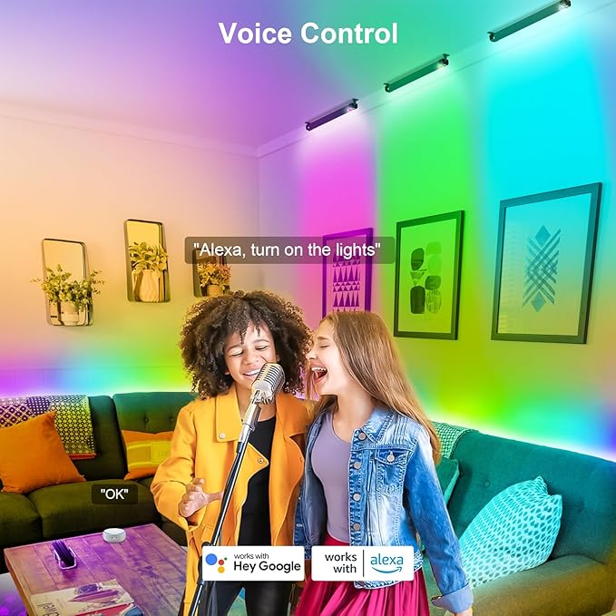 APPECK Wall Washer Light Bar 2 Pack, 30W RGBCW Stage Wash Light Bars, RGB Lights Bar, IP67 Waterproof & 16 Million Colors&Timing& Music Sync, for Commercial Lighting, Birthday Party, Garden Lighting