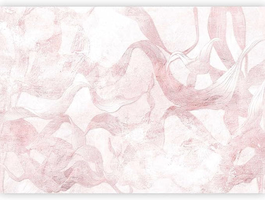 artgeist Wall Mural Faux Cement 116x83 in - Peel and Stick Self-Adhesive Wallpaper Removable Large Sticker Foil Wall Decor Print Design Mural Abstract Beige Rosy f-A-10118-a-b