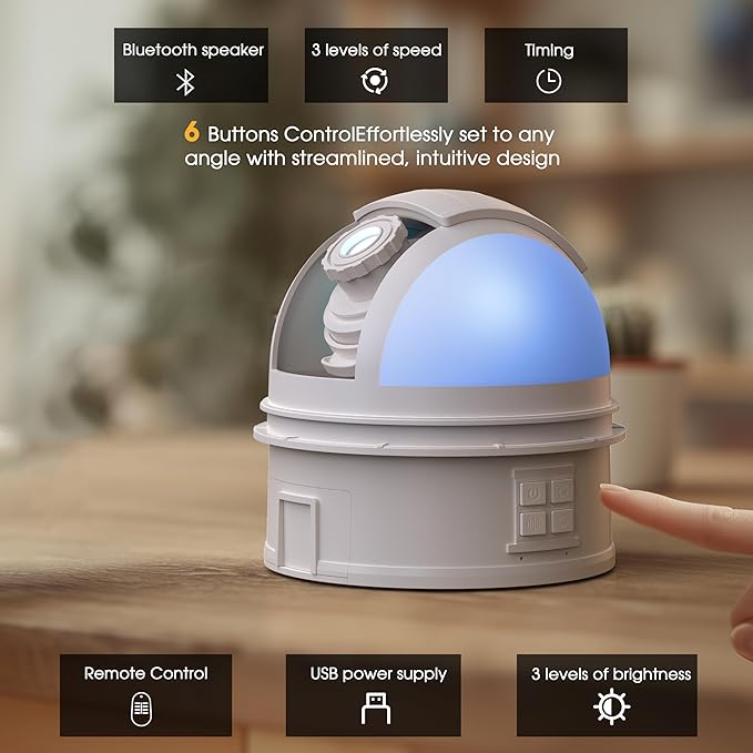 L LOHAS LED Galaxy Projector Night Light, 12 in 1 Star Projector Night Light with Storage Case, Solar System Constellation Moon, LED Space Galaxy Lamp with Timer, for Kids Adults Bedroom Theater